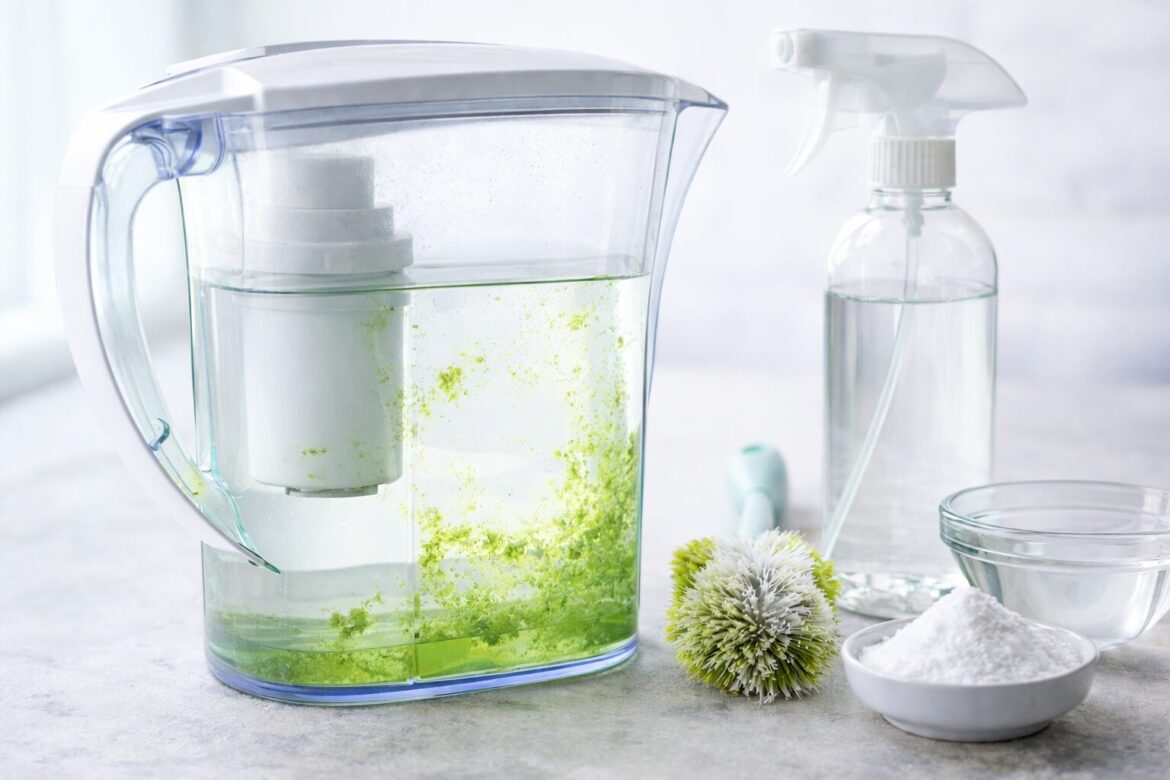 glony w dzbanku na wodę