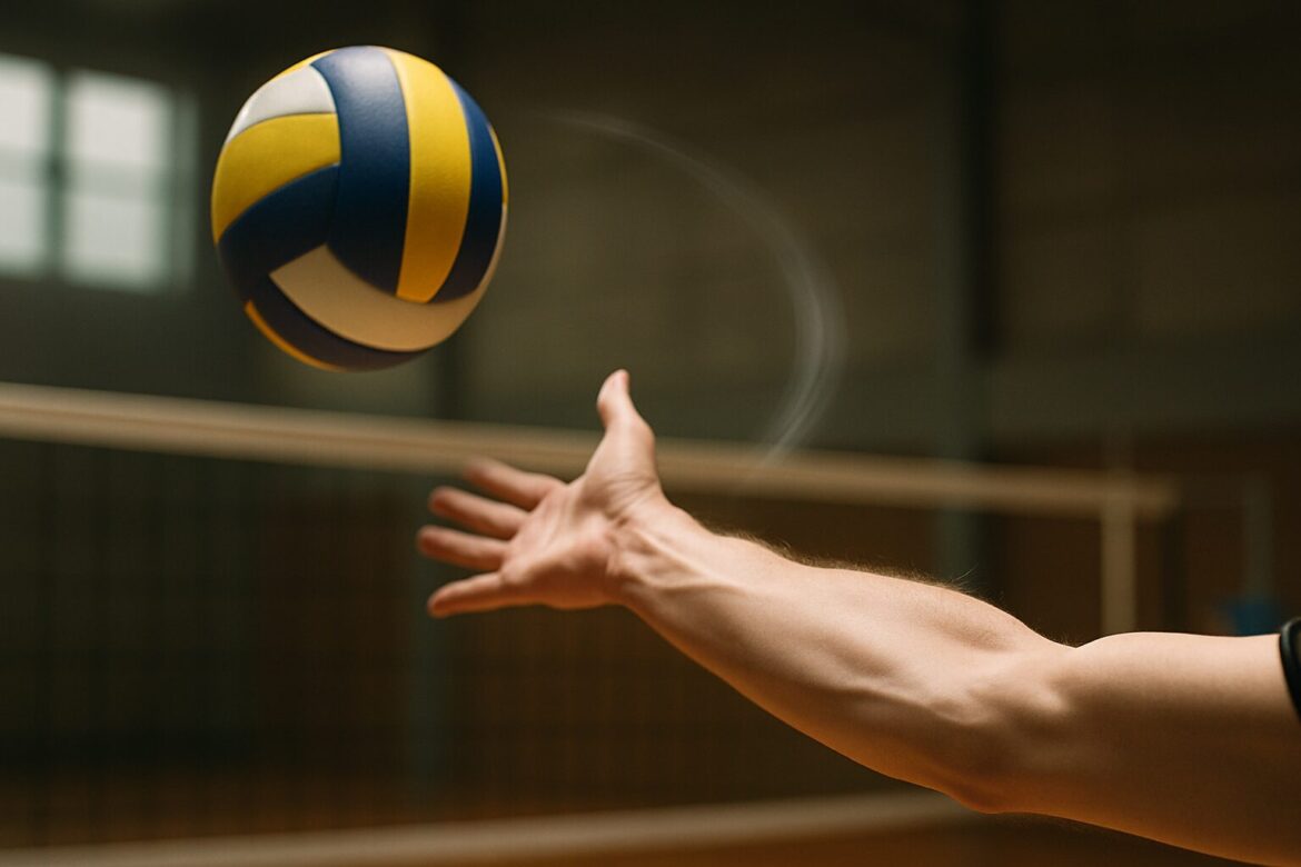 Ilustracja artykułu: Jak działa zagrywka flotem w siatkówce? Tor lotu, ruch nadgarstka, błędy i trening