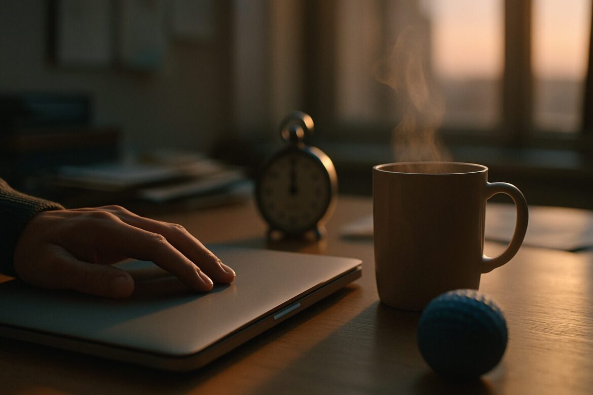 Ilustracja artykułu: Jak radzić sobie ze stresem w pracy? Praktyczne sposoby na spokojniejszy dzień i lepszą koncentrację