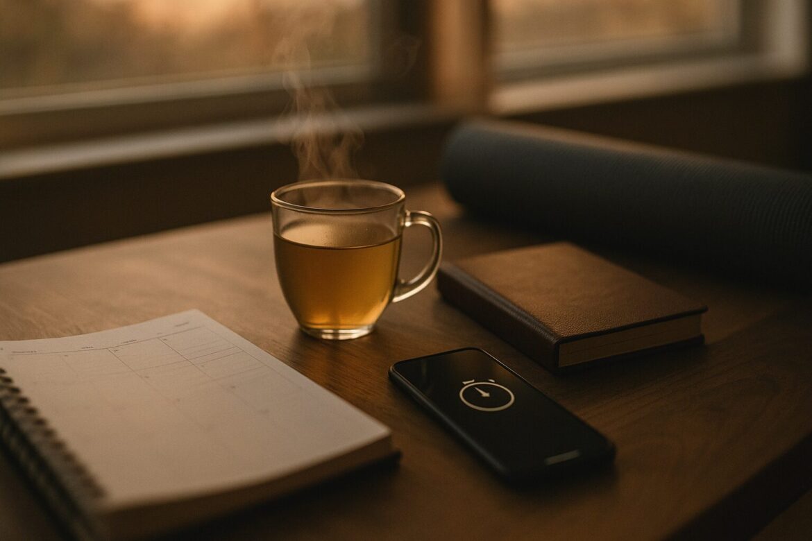 Ilustracja artykułu: Techniki relaksacyjne na co dzień: tygodniowy plan na lepszą regenerację i koncentrację